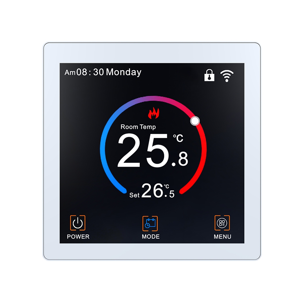 TP01 colorful touch screen WIFI heating Thermostat 
