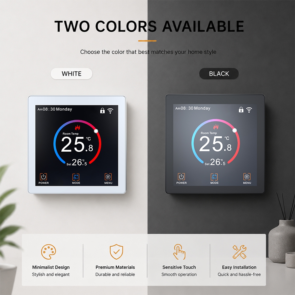 TP01WHPN RS485 Modbus Multi-Zone Underfloor Heating Controller