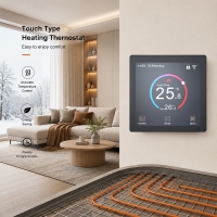 TP01UHPW Smart WIFI Electric Underfloor Heating Controller With TFT Colorful