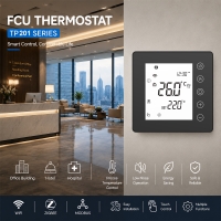  TP201 Series Modbus RS485 Fan Coil Thermostat for Smart Building HVAC Control