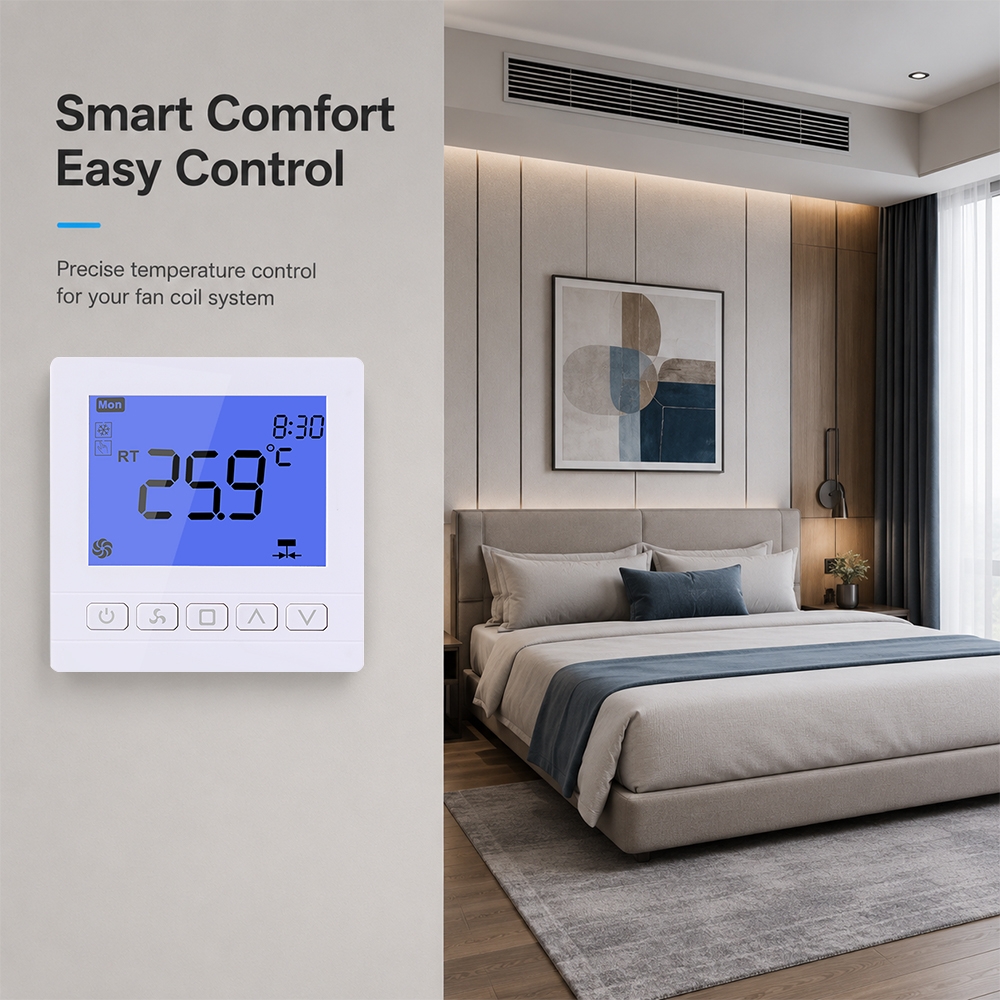 TP301 Series Button type Modulating Fan Coil Thermostat