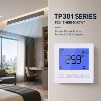 TP301 Series RS485 Modbus Fan Coil Thermostat with On Off Valve Control