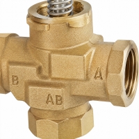 TP40 Series 3 Way brass motorized Valve for HVAC Fan Coil Bypass and Residential Heating and Cooling System