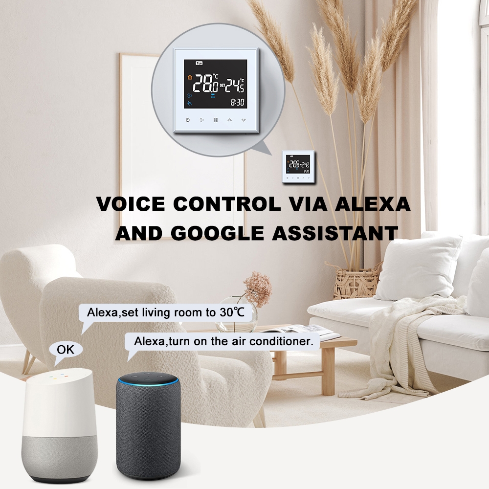 TP501 Series Smart App Control Fan Coil Thermostat for Hotel Room and Building HVAC Automation