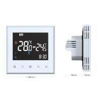 TP501 Series VA Colorful LCD display Smart EC Fan Coil Thermostat With Weekly Program