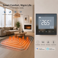 TP505UHPW Programmable Smart WiFi Electric Floor Heating Thermostat with Voice Control