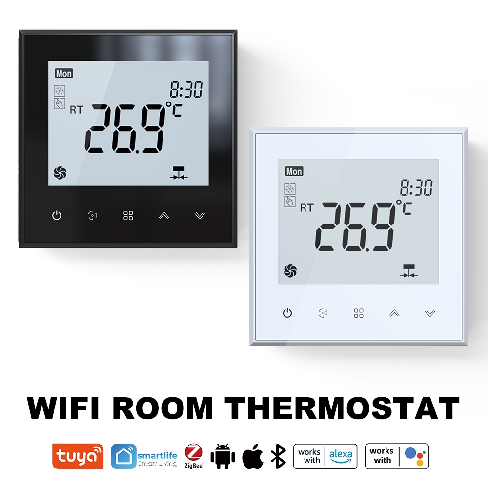 TP505 Series WiFi Touch type Fan Coil Thermostat with Smart APP Control for FCU System
