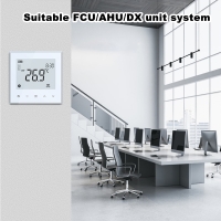 TP505 Series Modbus Touch Type Fan Coil Controller with Heating Cooling Ventilation Mode