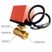 TP60 Series 2 Way Motorized Ball Valve for HVAC Hydronic Heating and Cooling Water Control