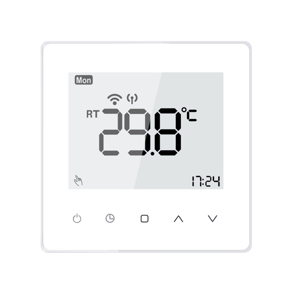 Wireless Zigbee weekly Programmable Heating Room Thermostat  TP608RF-TR-ZB 