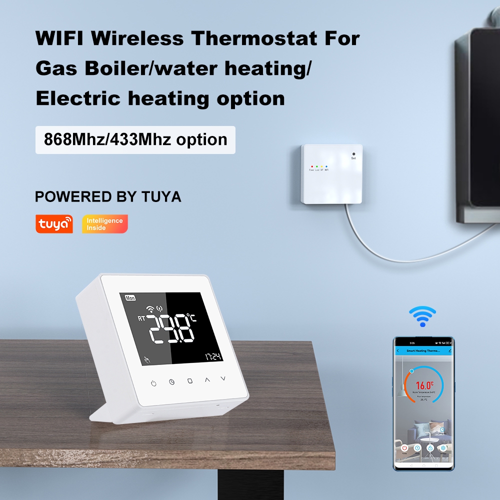TP618RFW Smart Wifi Programmable Heating Thermostat for Boiler