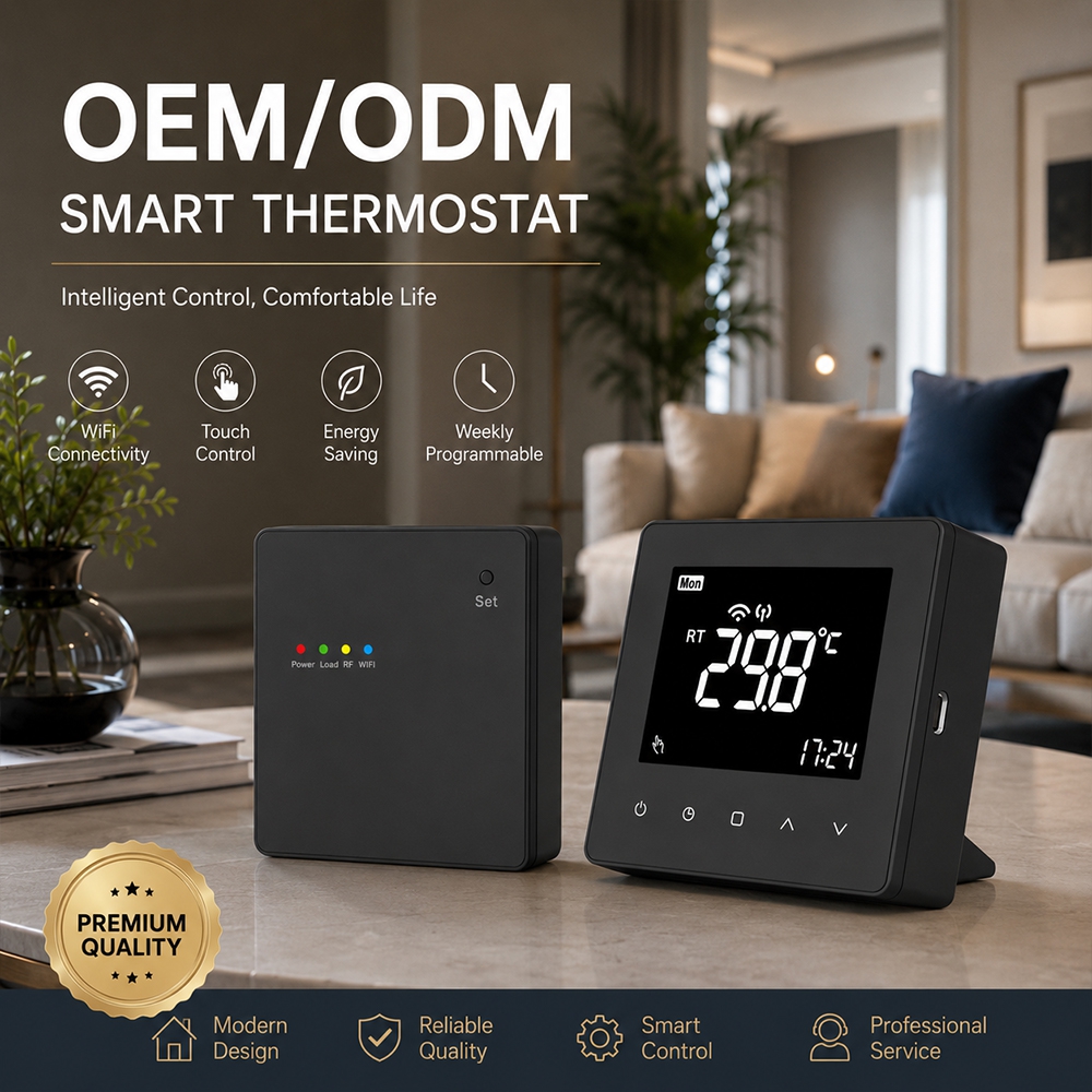 TP618RFW Smart Life Wi-Fi Programmable Thermostat for Gas Boiler Heating