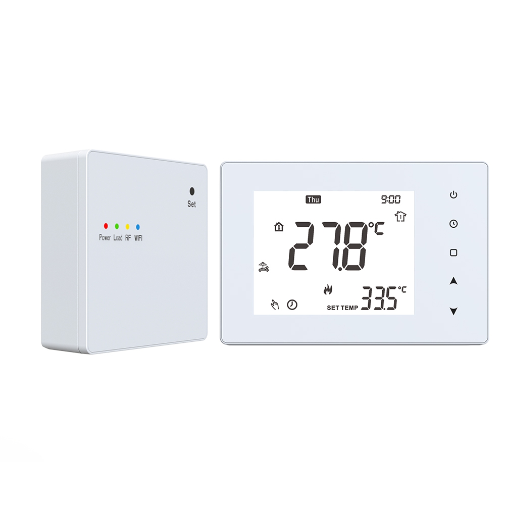 TP708RF 868MHz Wireless Gas Boiler Thermostat with large LCD Display