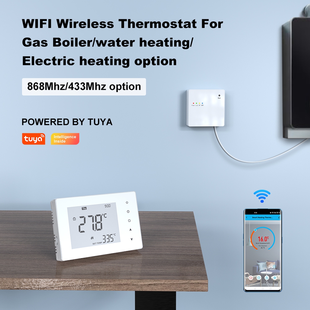 TP708RFW OEM Smart Wireless Heating Thermostat with APP and RF Control