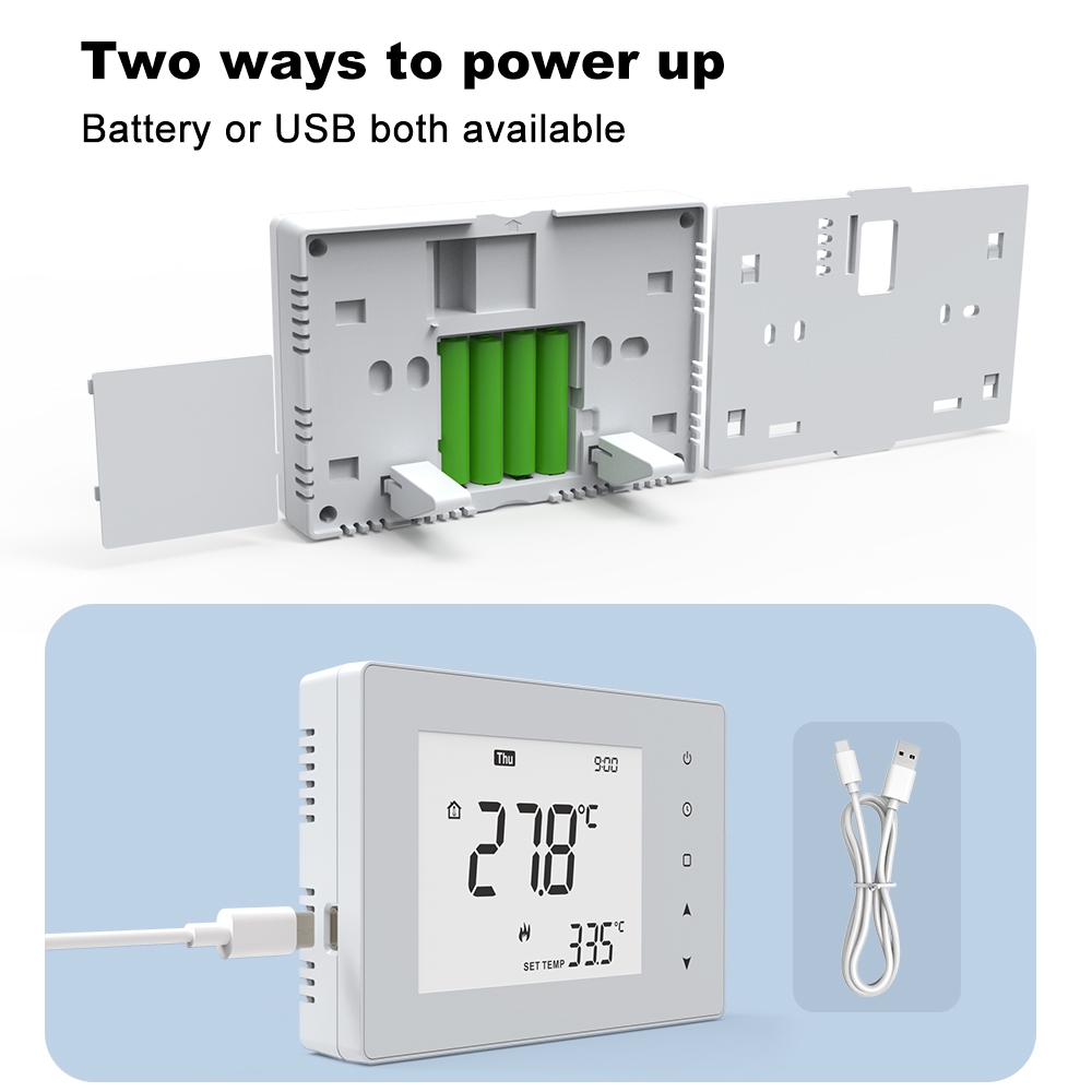 TP708RFW OEM Smart Wireless Heating Thermostat with APP and RF Control