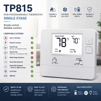 TP815 24V Single Stage Thermostat for Air Conditioner and Furnace System