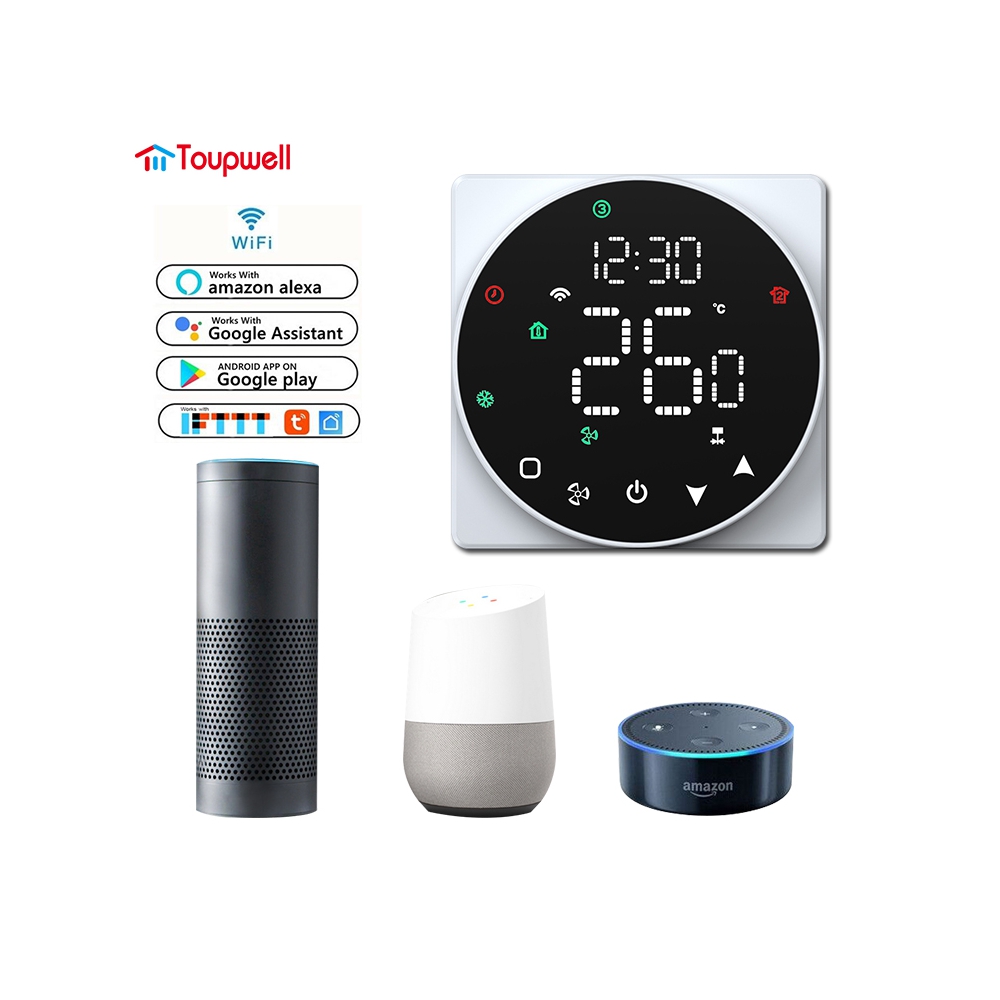 Smart home AC WIFI Colorful LED type room Thermostat TP908series 