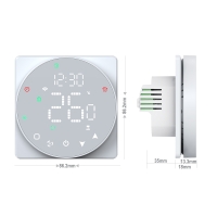 TP908 Series Commercial HVAC Fan Coil Thermostat with 0-10V Valve