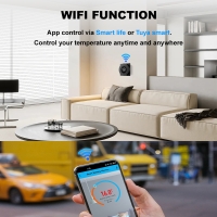 TP909 Series Tuya WiFi Fan Coil Thermostat for Smart Home and Commercial HVAC Control