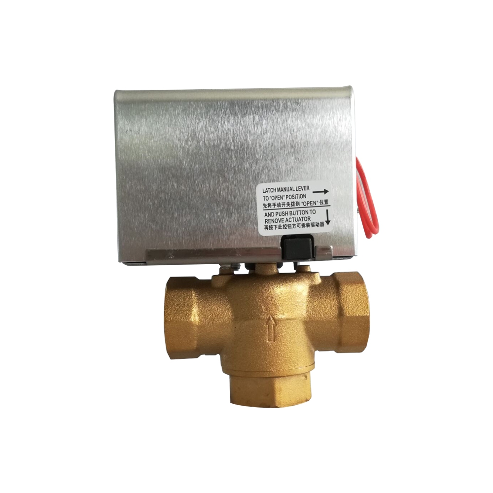 TP20series 3way on off spring return electric Valve 