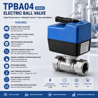 TPBA04series 0-10V/4-20Ma AHU Electric Valve  