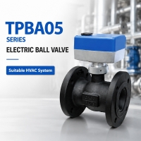 TPBA05series  Electric Ball Valve for HVAC Flanged Ball Valve Control System